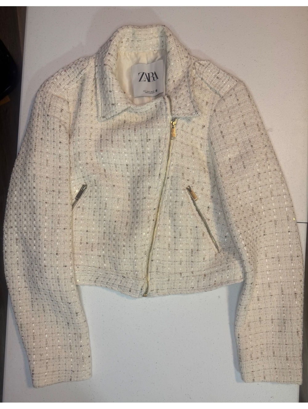 ZARA jacket with Gold Accents size S